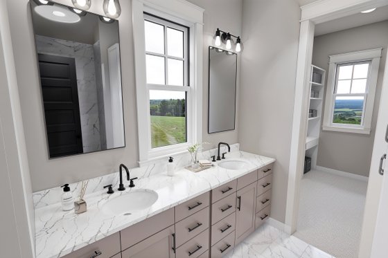 Interior - Master Bathroom for Farmhouse House Plan #51-1268 - 3 bed, 3.5 bath