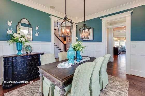 Interior - Dining Room 1 for Craftsman House Plan #929-839 - 5 bed, 4 bath