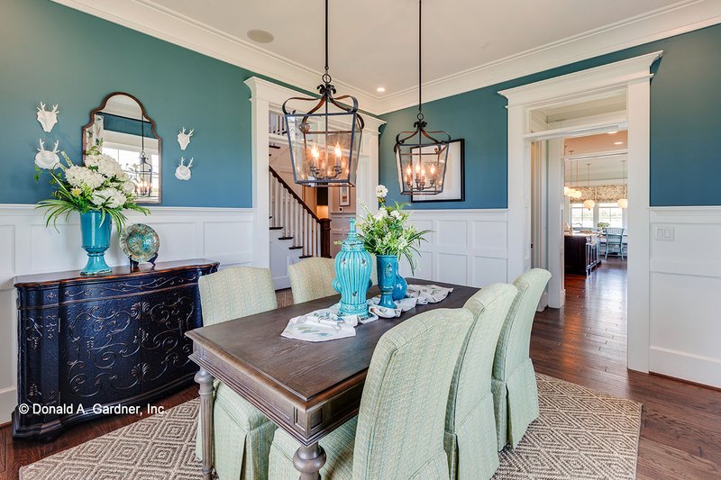 Dream House Plan - Interior - Dining Room 1 for Craftsman House Plan #929-839 - 5 bed, 4 bath