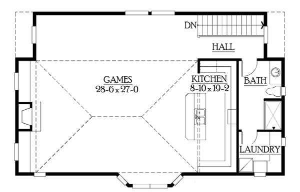 House Plan Design - Craftsman Floor Plan - Upper Floor Plan #132-283