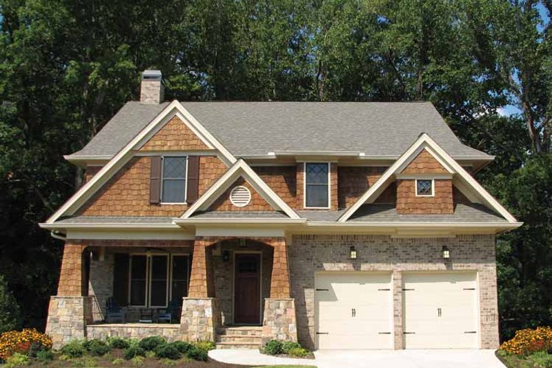 Dream House Plan - Exterior - Front Elevation 3 for Craftsman House Plan #54-350 - 4 bed, 3.5 bath