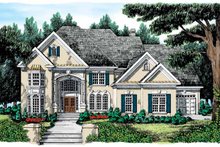 Architectural House Design - European Exterior - Front Elevation Plan #927-199