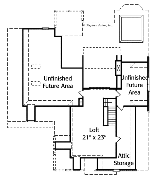 Dream House Plan - Colonial Floor Plan - Upper Floor Plan #429-321