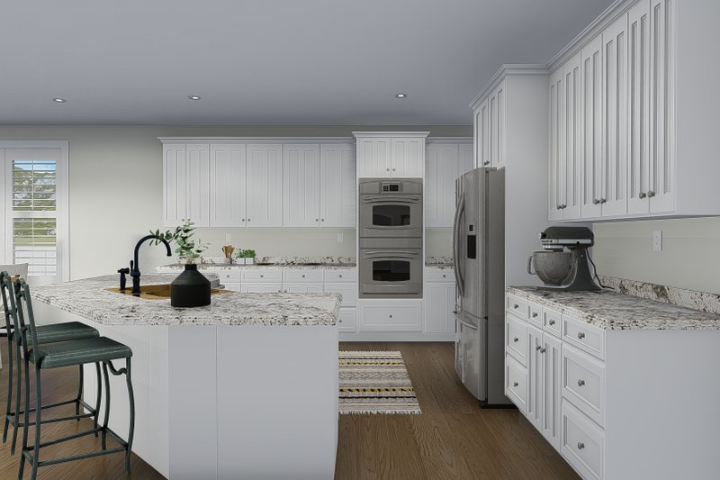 Architectural House Design - Interior - Kitchen 1 for Traditional House Plan #1060-69 - 5 bed, 4.5 bath