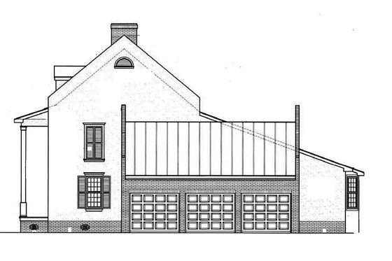 Exterior - Other Elevation for Southern House Plan #45-157 - 4 bed, 3.5 bath