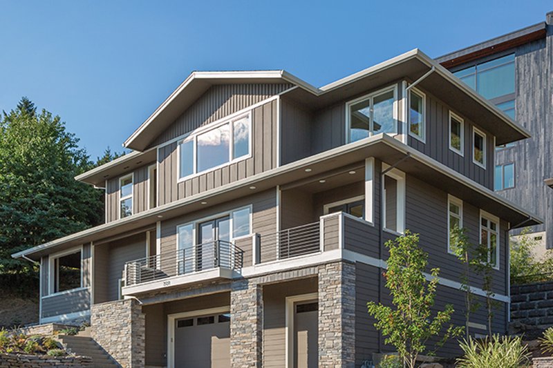 Architectural House Design - Exterior - Front Elevation 4 for Prairie House Plan #48-922 - 3 bed, 2.5 bath