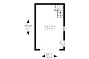 European Style House Plan - 0 Beds 0 Baths 576 Sq/Ft Plan #23-430 
