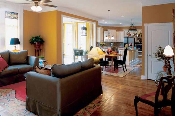 Interior - Family Room 1 for Classical House Plan #927-60 - 5 bed, 4 bath