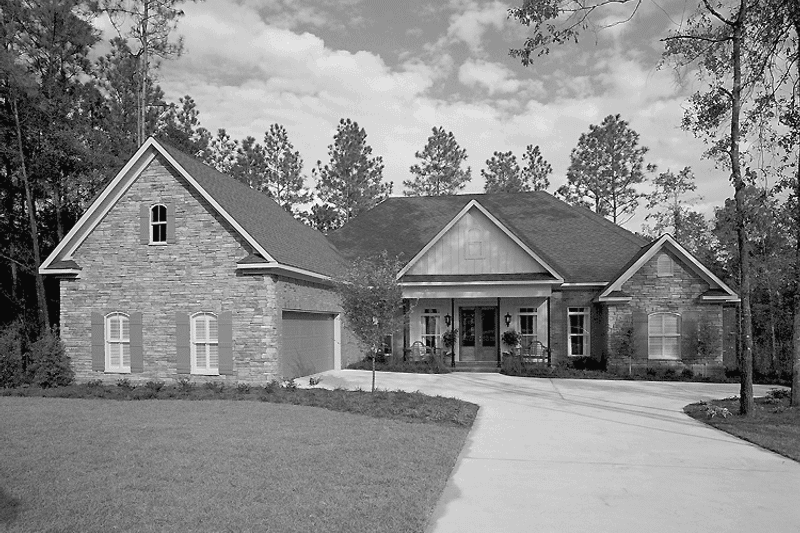 Home Plan - Exterior - Front Elevation 3 for Traditional House Plan #37-274 - 4 bed, 3.5 bath