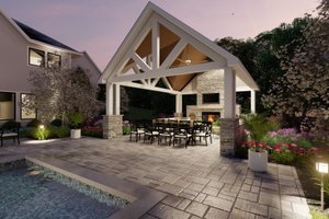 Craftsman Exterior - Front Elevation Plan #1089-4