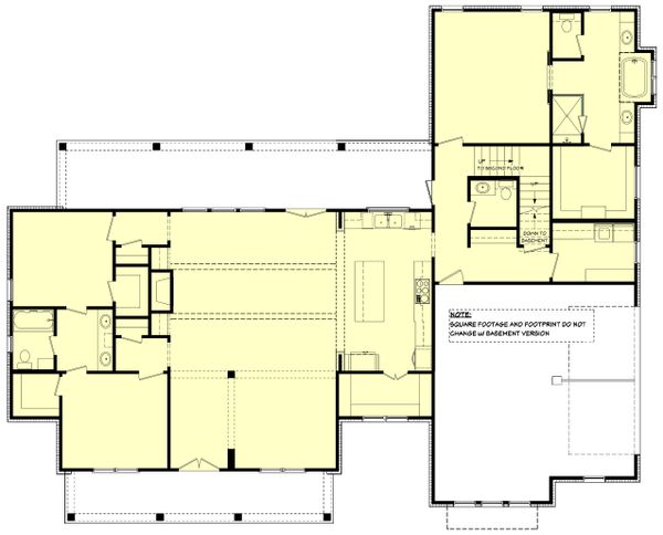 Architectural House Design - Optional Basement