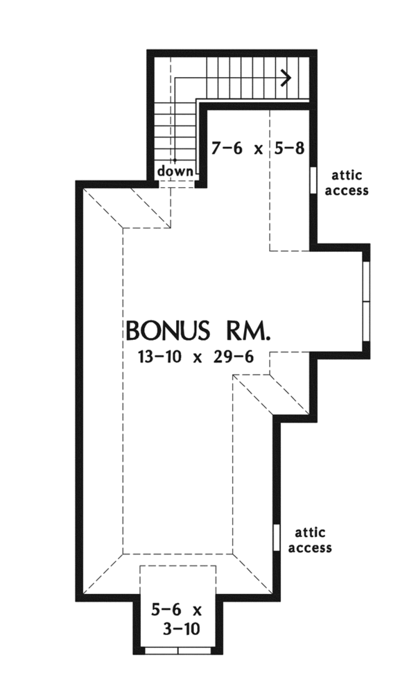 Home Plan - Optional Bonus Level