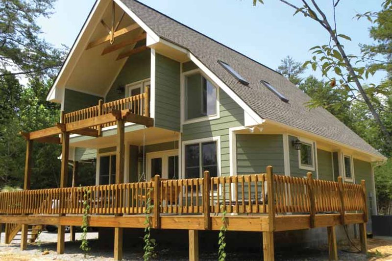 Architectural House Design - Exterior - Rear Elevation 1 for Traditional House Plan #118-145 - 3 bed, 2 bath