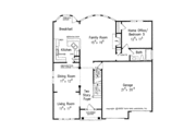 Country Style House Plan - 5 Beds 3 Baths 2419 Sq/Ft Plan #927-684 