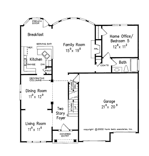 Architectural House Design - Country Floor Plan - Main Floor Plan #927-684