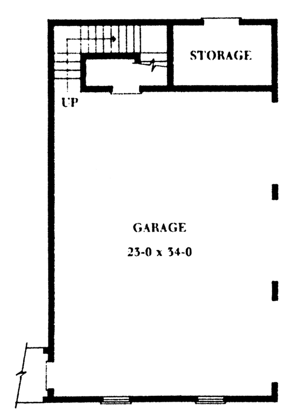 House Design - Classical Floor Plan - Main Floor Plan #1014-55