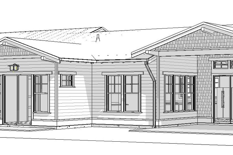 House Blueprint - Exterior - Other Elevation for Craftsman House Plan #895-168 - 3 bed, 2.5 bath