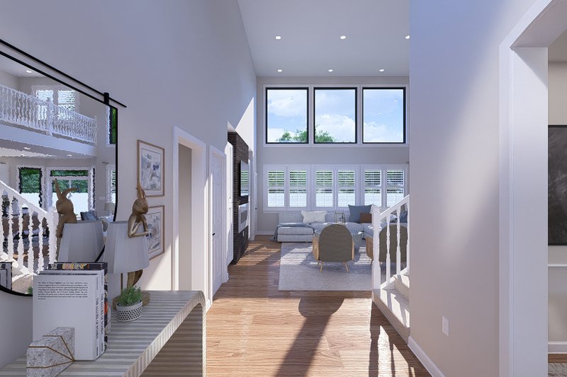 Dream House Plan - Interior - Entry for Traditional House Plan #1060-288 - 4 bed, 2.5 bath