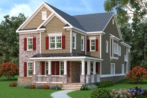Traditional Exterior - Front Elevation Plan #419-316