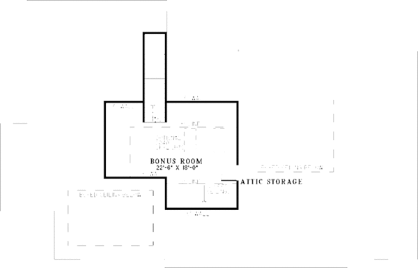 House Blueprint - Ranch Floor Plan - Upper Floor Plan #17-2789