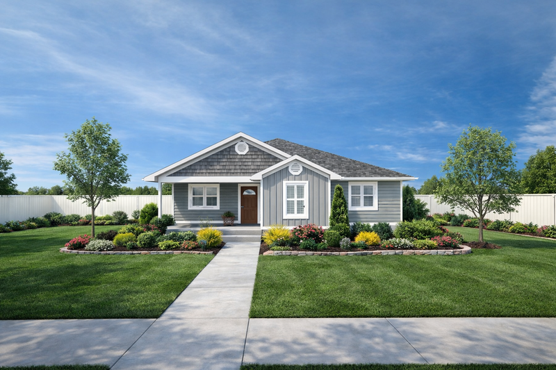 Dream House Plan - Ranch Exterior - Front Elevation Plan #1060-432