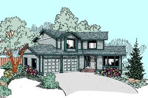 Traditional Exterior - Front Elevation Plan #60-449
