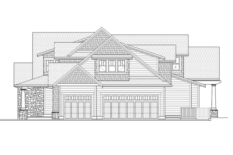 Dream House Plan - Exterior - Other Elevation for Craftsman House Plan #1086-12 - 3 bed, 2.5 bath