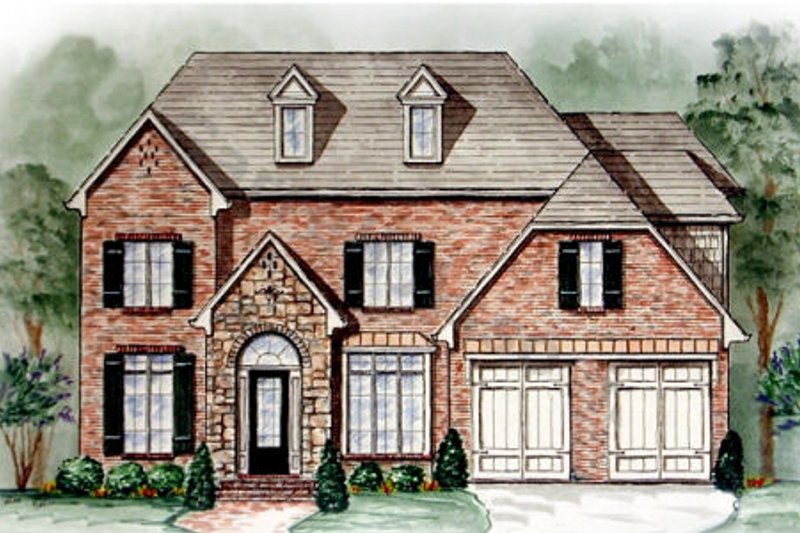 Architectural House Design - Traditional Exterior - Front Elevation Plan #54-139