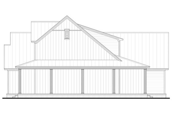 Exterior - Other Elevation 1 for Farmhouse House Plan #430-341 - 4 bed, 3.5 bath