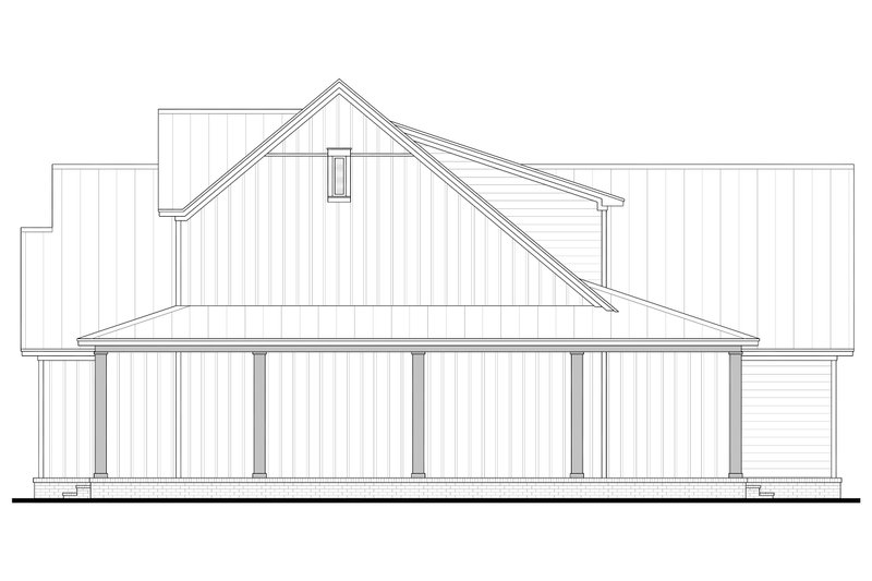 House Blueprint - Exterior - Other Elevation 1 for Farmhouse House Plan #430-341 - 4 bed, 3.5 bath