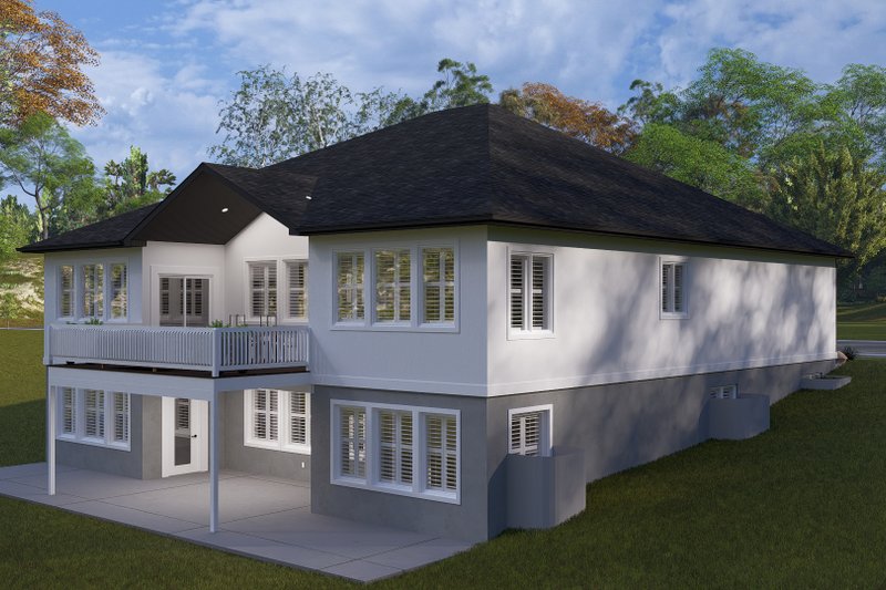 Home Plan - Exterior - Rear Elevation 2 for Craftsman House Plan #1060-503 - 2 bed, 2 bath
