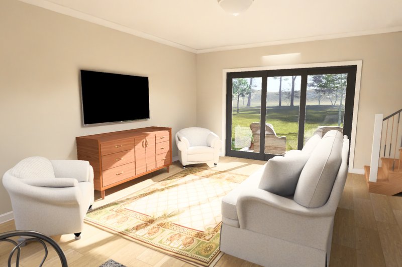 House Blueprint - Interior - Family Room for Modern House Plan #513-2473 - 3 bed, 2.5 bath