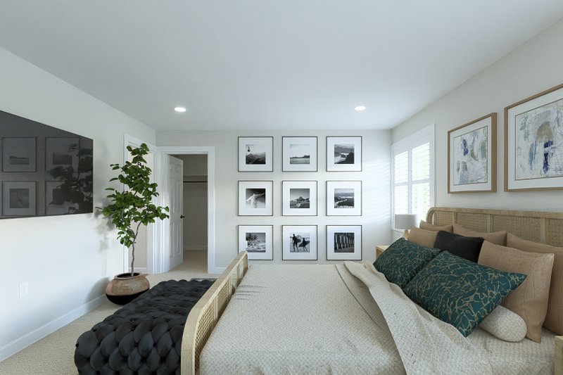 House Plan Design - Interior - Master Bedroom for Traditional House Plan #1060-206 - 4 bed, 2.5 bath