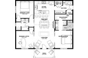 Farmhouse Style House Plan - 3 Beds 2 Baths 1360 Sq/Ft Plan #126-247 