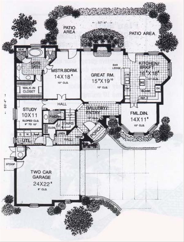 Traditional Floor Plan - Main Floor Plan #310-832