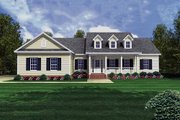 Country Style House Plan - 3 Beds 3 Baths 1800 Sq/Ft Plan #21-151 