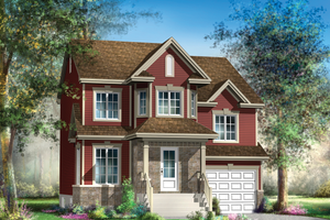 Traditional Exterior - Front Elevation Plan #25-4697