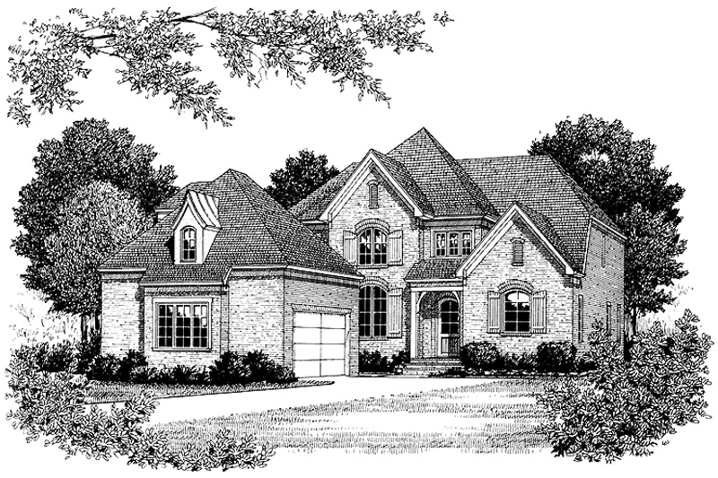 Home Plan - Traditional Exterior - Front Elevation Plan #453-396