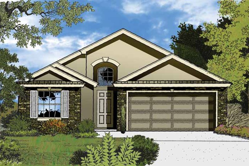 Dream House Plan - Country Exterior - Front Elevation Plan #1015-36