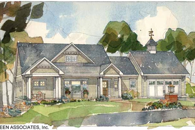 Home Plan - Craftsman Exterior - Front Elevation Plan #928-83