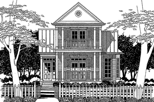 House Plan Design - Exterior - Front Elevation for Classical House Plan #472-272 - 3 bed, 3.5 bath