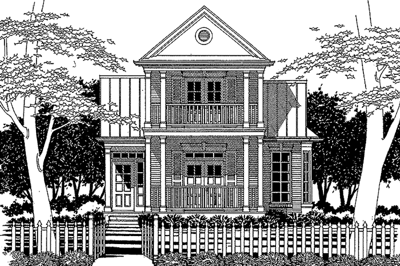 Architectural House Design - Classical Exterior - Front Elevation Plan #472-272