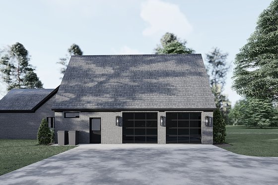 Exterior - Other Elevation for European House Plan #923-297 - 4 bed, 3 bath