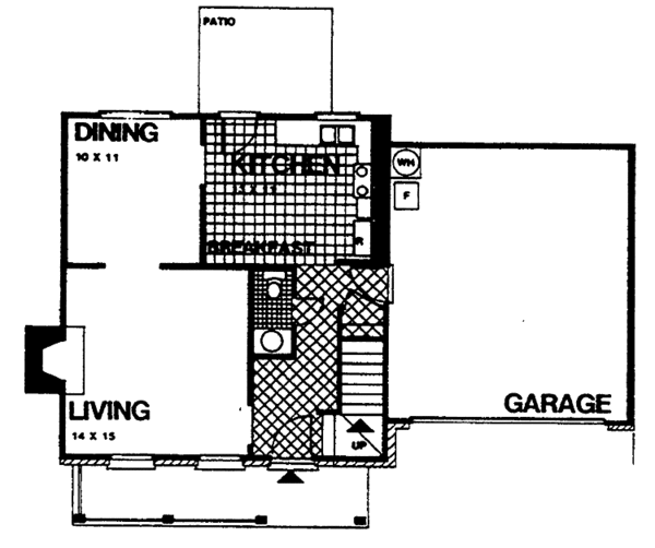 Architectural House Design - Country Floor Plan - Main Floor Plan #30-306
