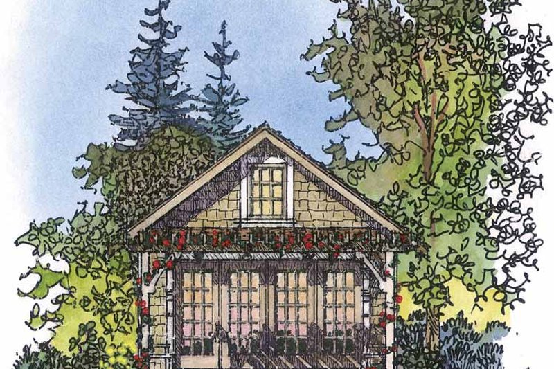 Architectural House Design - Country Exterior - Front Elevation Plan #1016-72