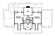 Country Style House Plan - 4 Beds 3.5 Baths 3112 Sq/Ft Plan #72-1007 Floor 
