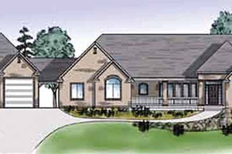 Architectural House Design - Traditional Exterior - Front Elevation Plan #945-27