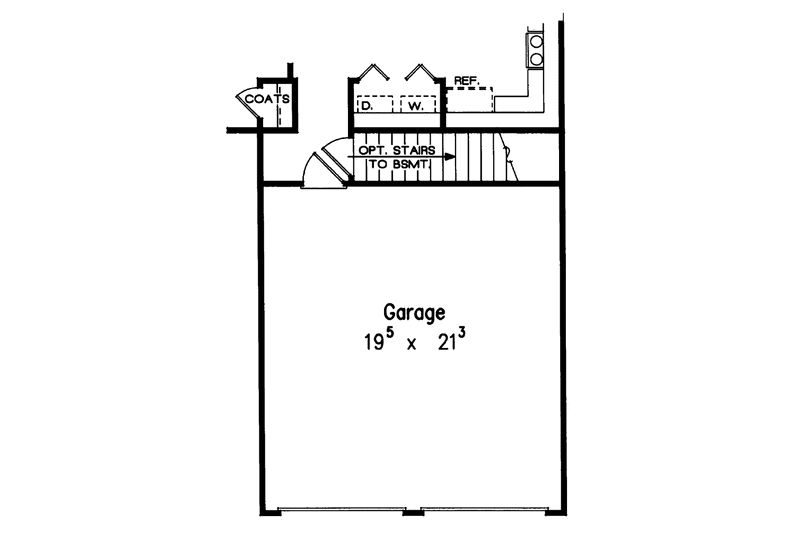 Home Plan - Floor Plan - Other Floor for Ranch House Plan #927-733 - 3 bed, 2 bath