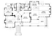 Craftsman Style House Plan - 4 Beds 4.5 Baths 3900 Sq/Ft Plan #132-469 