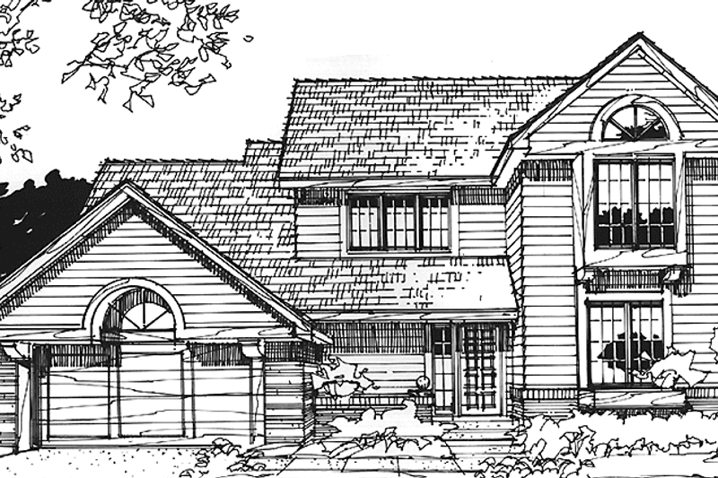 Dream House Plan - Country Exterior - Front Elevation Plan #320-1131